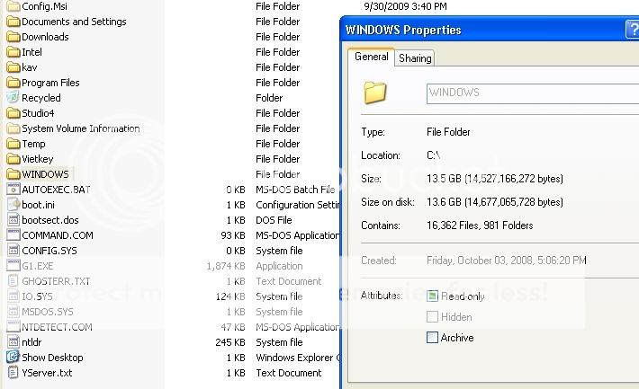 Làm sao để giảm dung lượng WINDOW trong ổ C