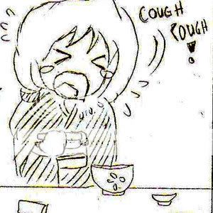Be careful not to choke yourself with sushi