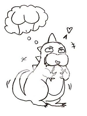 Dino-chan Hentai no Dino-chan!