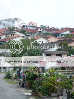The scenery of houses