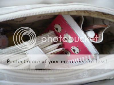Inside sheeps handbag