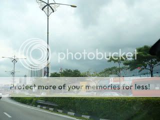 On the main road