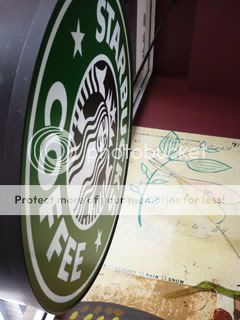 Had a drink in StarBucks with oka-san!